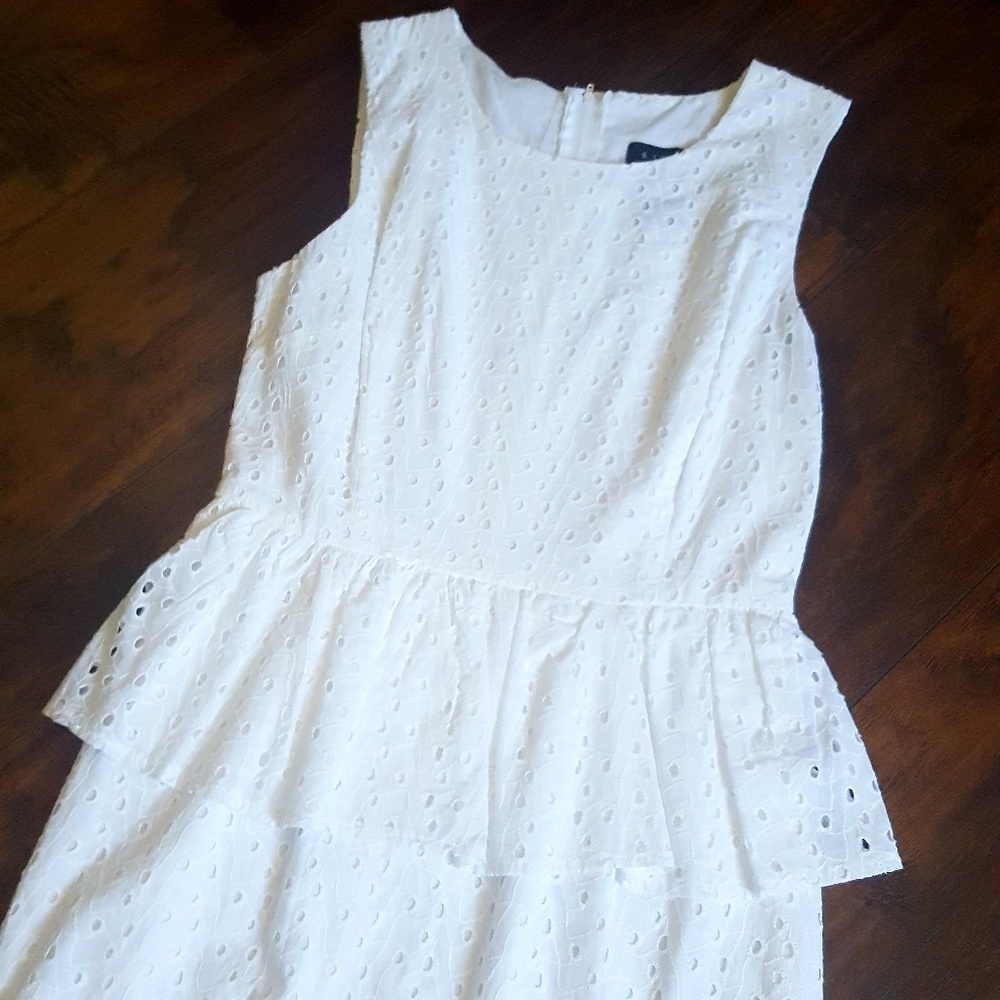 Eyelet white dress/ nwot